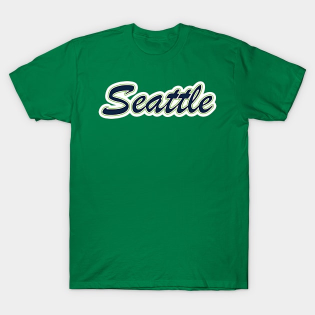 Football Fan of Seattle T-Shirt by gkillerb